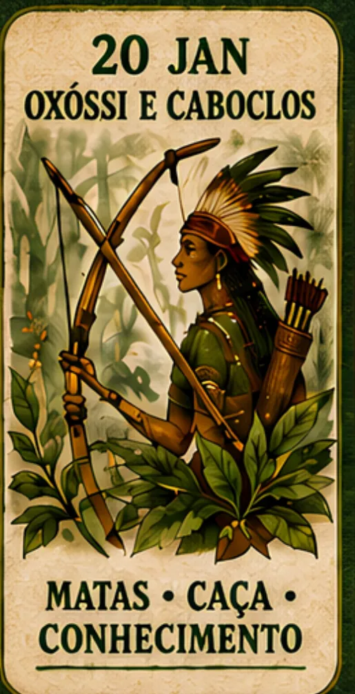 20 de janeiro — Oxóssi e Caboclos